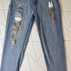 Studio Ghibli My Neighbor Totoro Mom Jeans - Her Universe Hot Topic Size 13